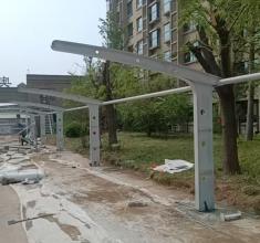 小区停车棚安装